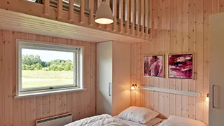 Schlafzimmer in Aarøsund Hyggehus