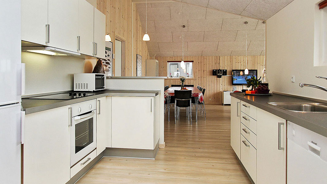 Küche in Hjørring Hus