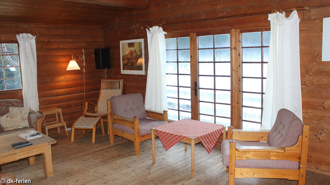 Wohnzimmer von Skallerup Blockhütte