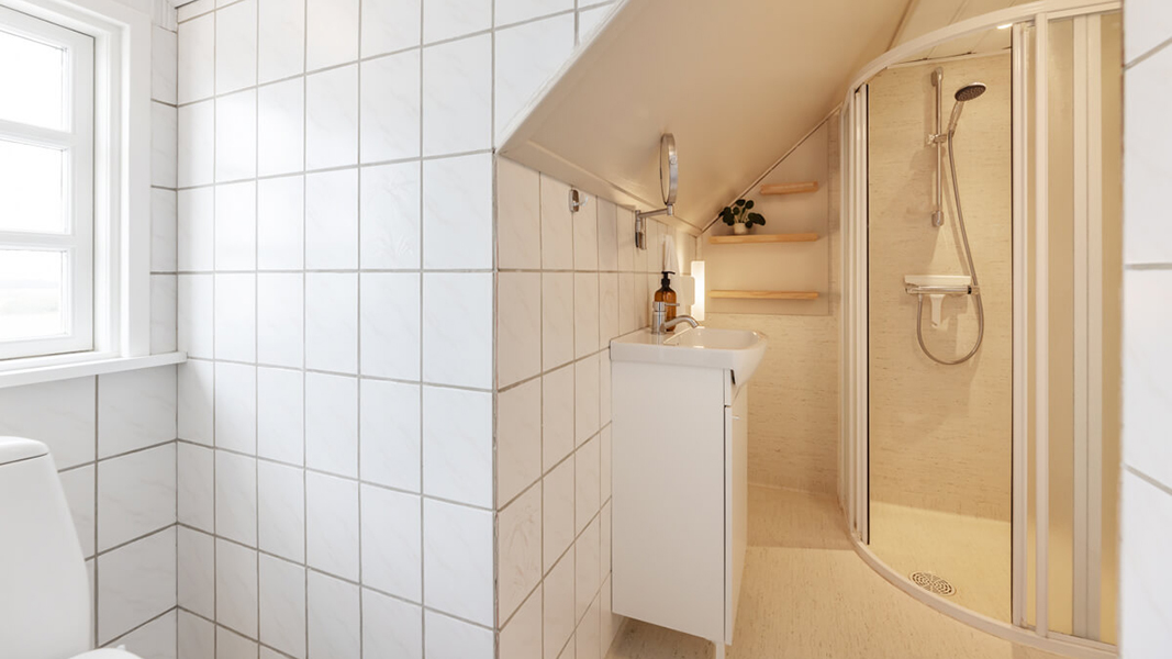 Badezimmer in Rubjerg Knude Stuehus