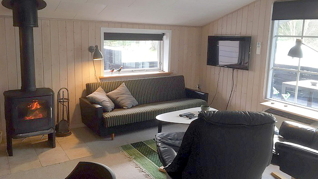 Wohnzimmer von Limfjord Sommerhus
