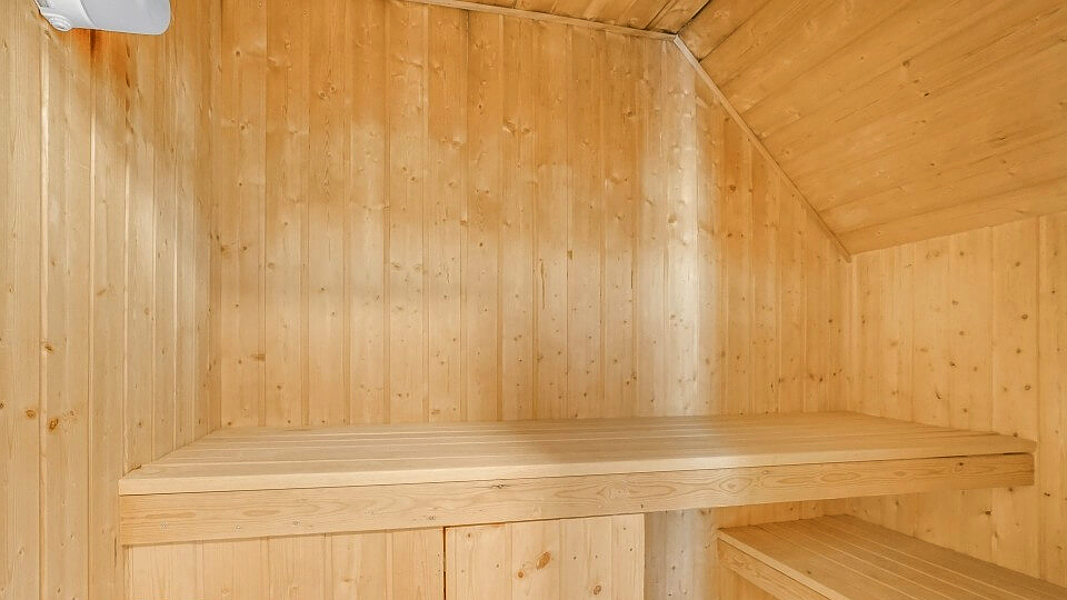 Sauna in Øhuse Poolhus