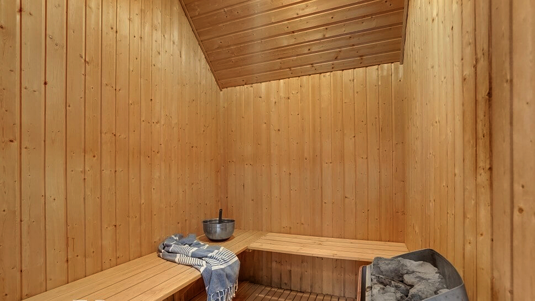 Sauna in Krattet Poolhus