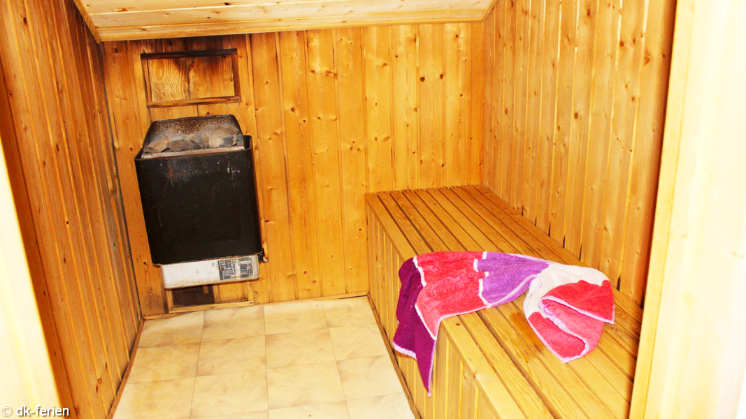 Sauna in Klegod Poolhaus