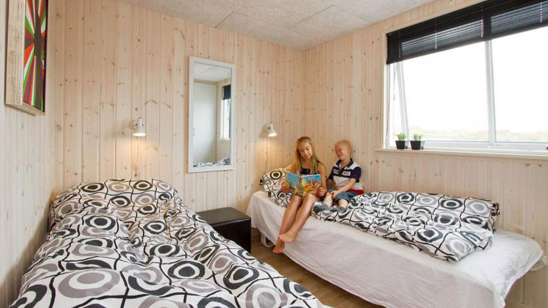 Schlafzimmer in Poolhaus Söndervig