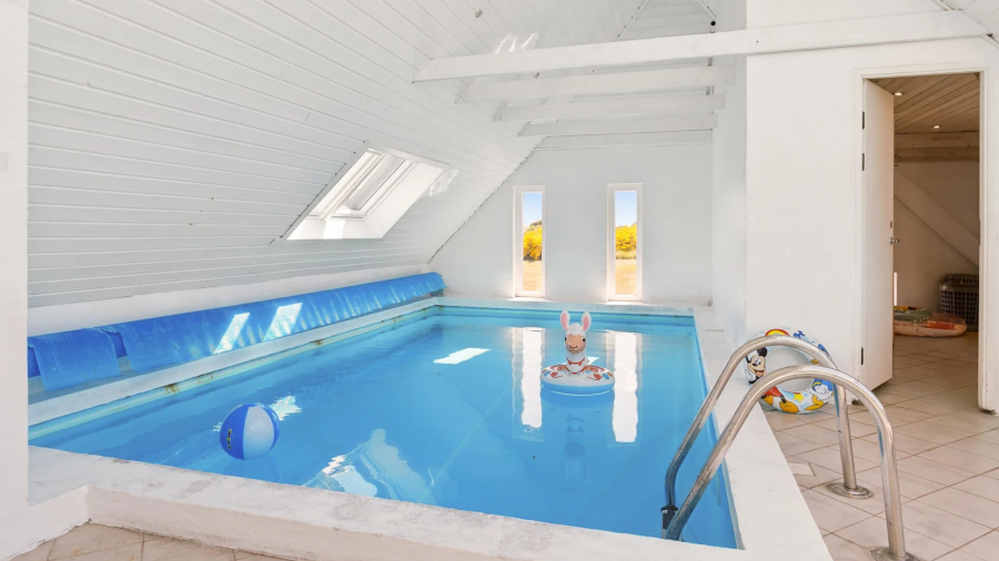 Poolbereich von Ferienhaus mit Pool in Dänemark