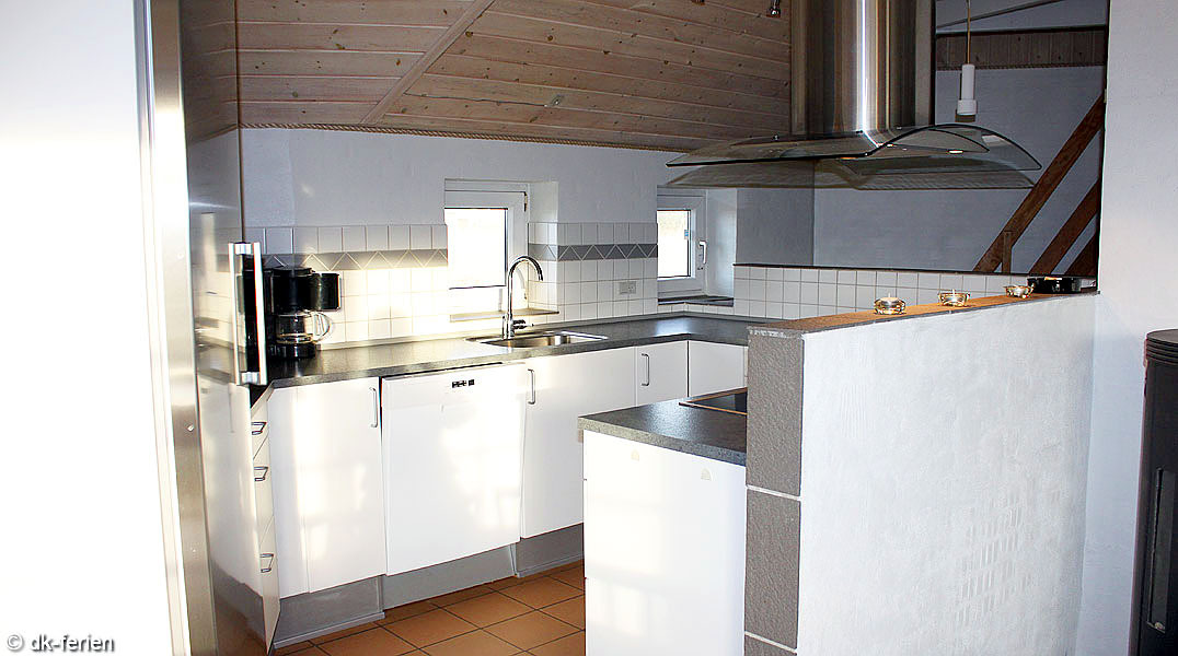 Küche in Søndergaards Poolhus