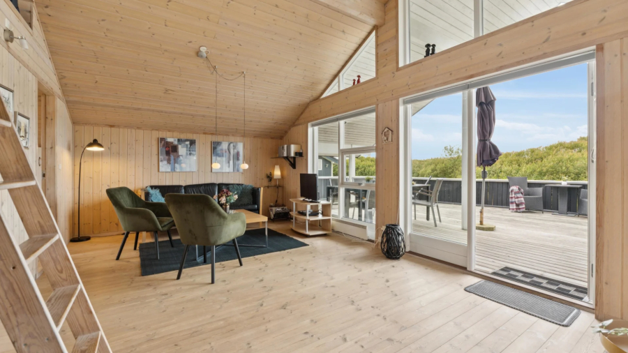 Wohnbereich von Ferienhaus in Dänemark