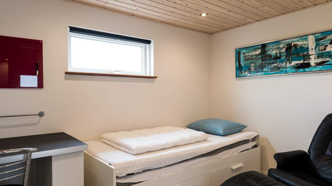 Schlafzimmer in Hausboot Hvide Sande