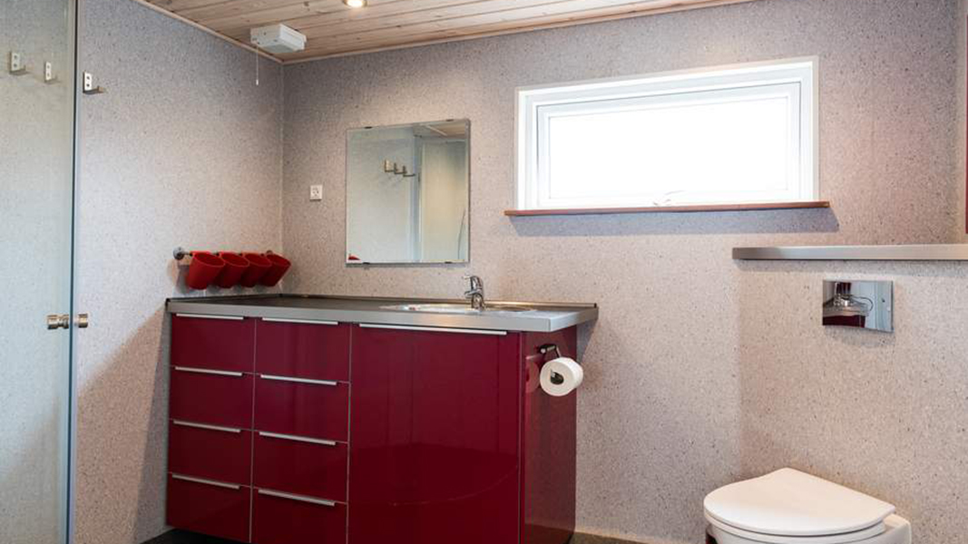 Badezimmer in Hausboot Hvide Sande