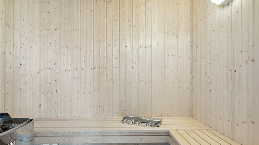 Sauna in Lønnehede Aktivhus