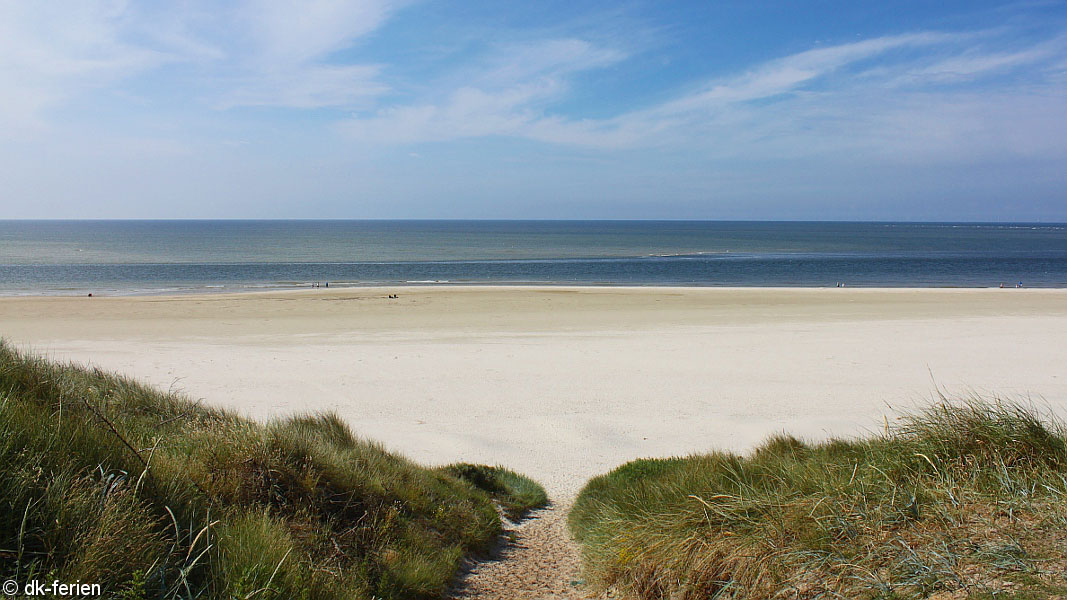 Strand in der Nähe von Per Knolds Poolhus