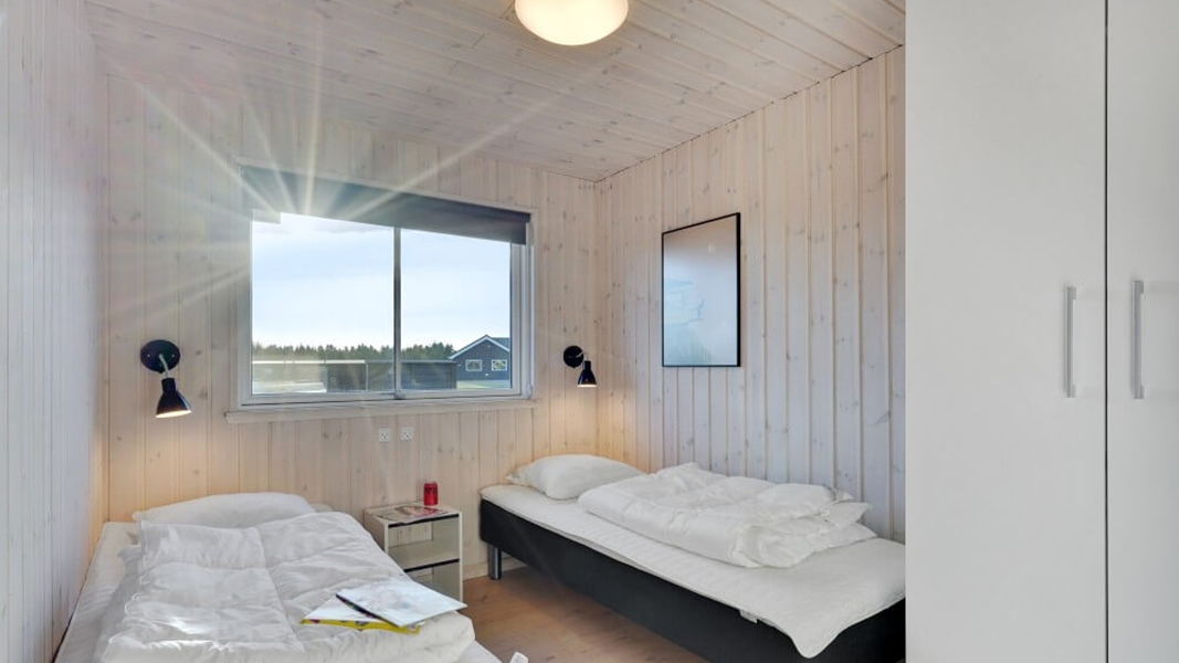 Schlafzimmer in Blåbjerg Poolhus