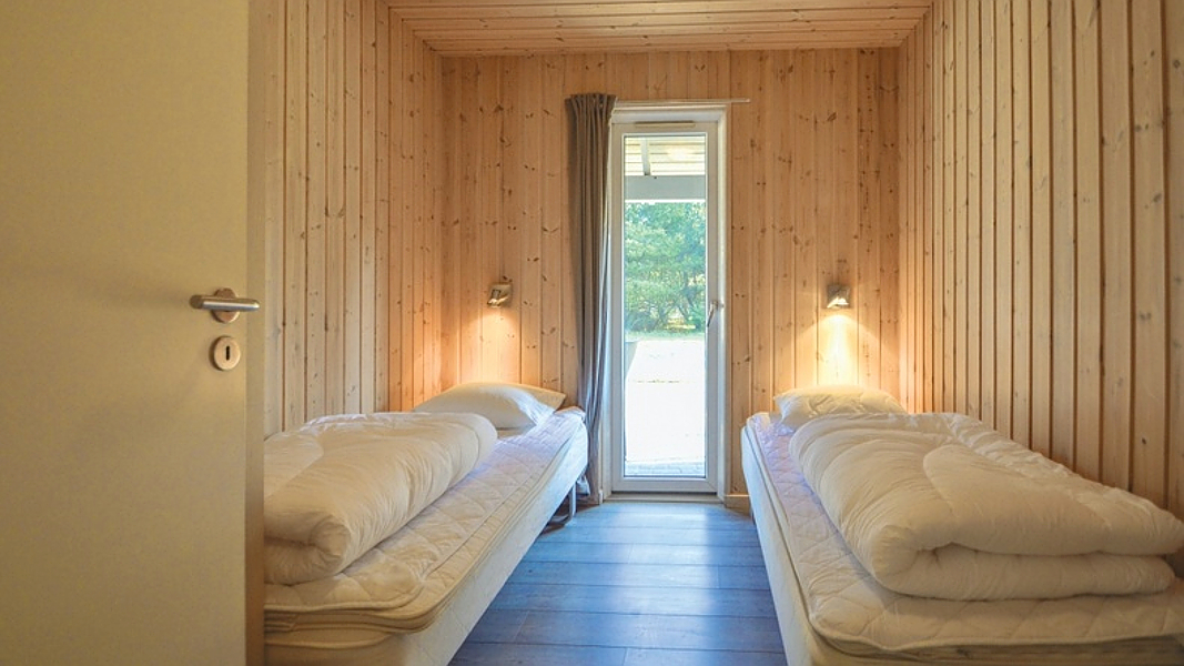 Schlafzimmer in Rømø Poolhus
