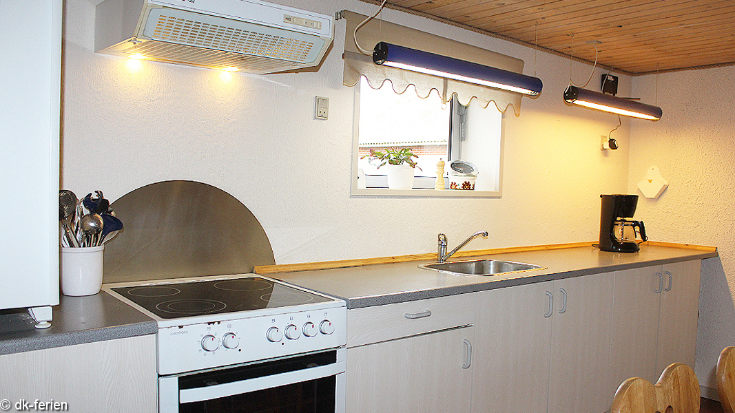 Küche in Blå Lejlighed