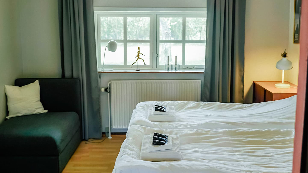 Schlafzimmer in Knasborghus