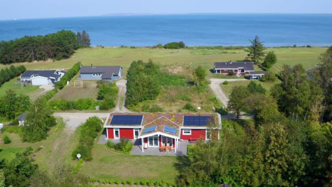 Luftaufnahme von Sommerhus Samsø