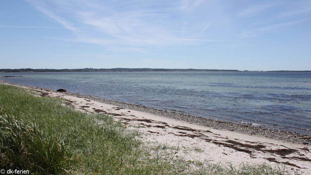 Strand in der Nähe von Egsmark Poolhus
