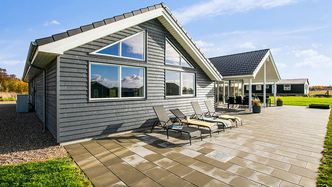 Terrasse von Samsø Poolhus