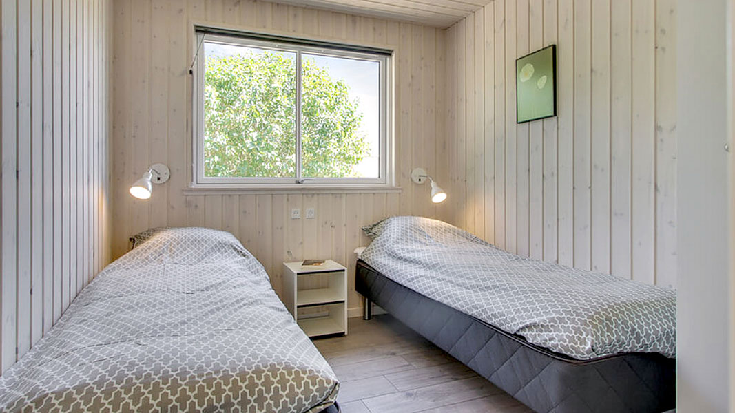 Schlafzimmer in Hvidbjerg Poolhus