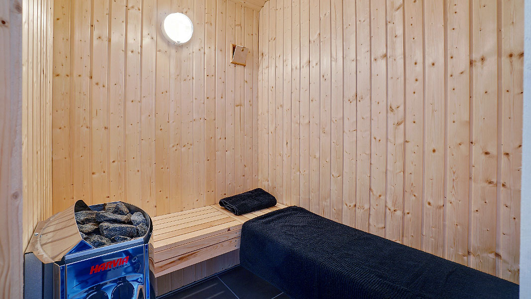 Sauna in Vorbæk Spahus