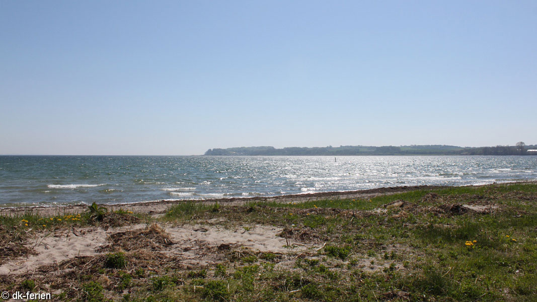 Strand in der Nähe von Sommerhus Egernsund