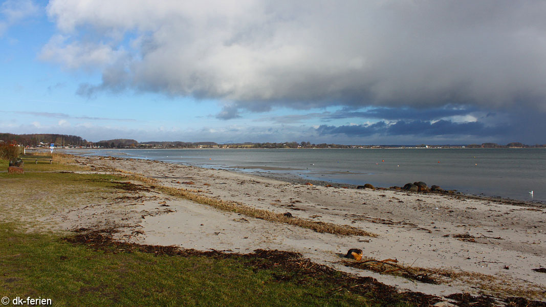 Strand in der Nähe von Stenderup Havblikhus