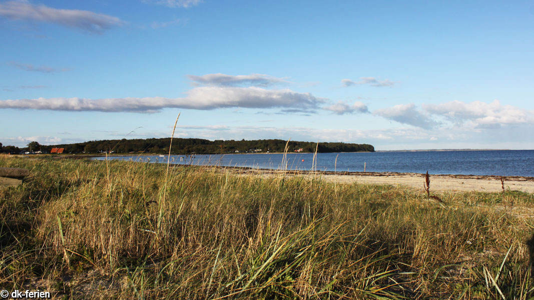 Strand in der Nähe von Djernæs Hus