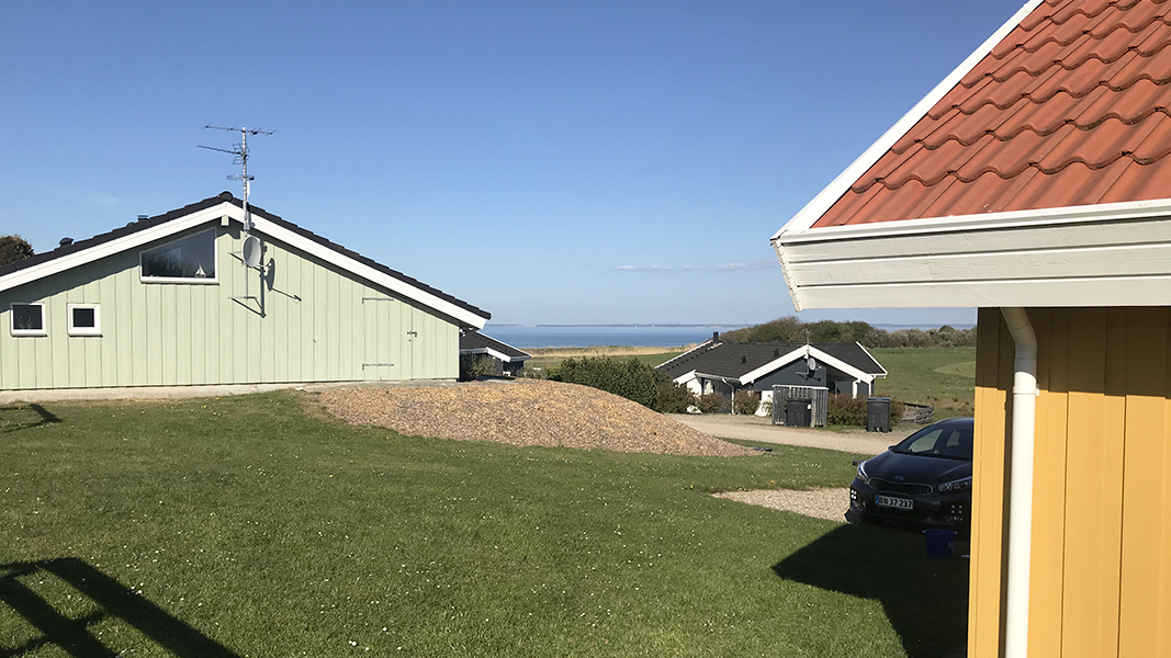 Blick auf die Landschaft von Vinkelbæk Udsigtshus