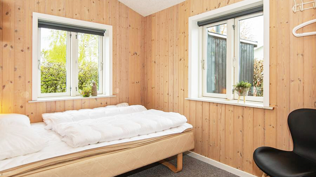 Schlafzimmer in Flovt Strand Hyggehus