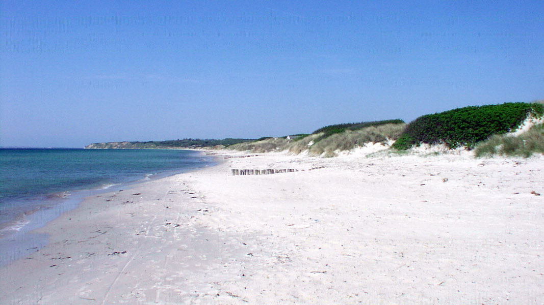 Strand in der Nähe von Hus Fyrrevænge