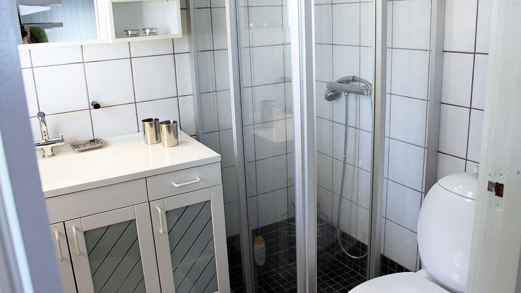 Badezimmer in Hasmark Strandhus