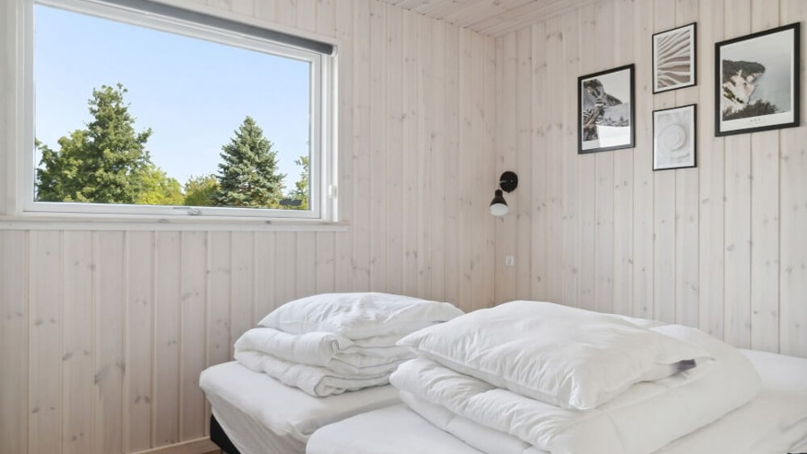 Schlafzimmer in Thorsvang Poolhus