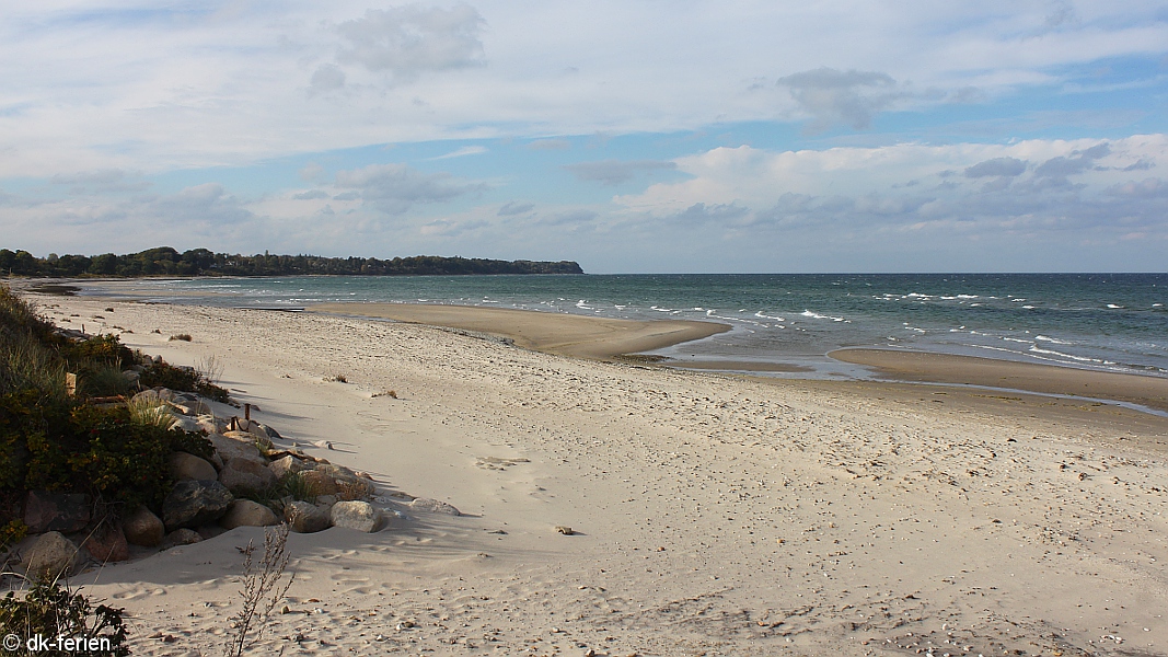 Strand in der Nähe von Gilleleje Wellnesshus