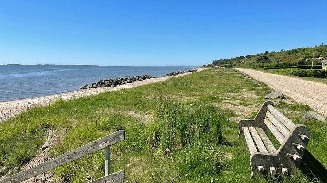 Strand in der Nähe von Spøttrup Poolhus
