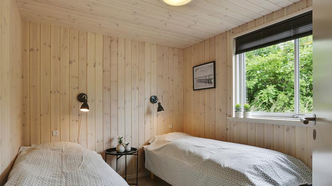 Schlafzimmer in Snogebæk Poolhus
