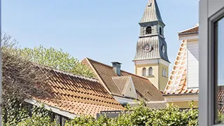 Ausblick von Kunstnerboligen