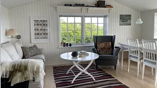 Wohnzimmer von Oasen i klitterne