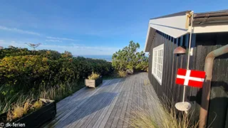 Terrasse von Oasen i klitterne