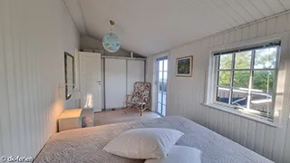 Schlafzimmer in Havblikhus Kjul