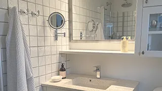 Badezimmer in Havblikhus Kjul