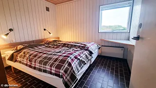 Schlafzimmer in Rødhus Dünenhaus