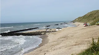 Strand in der Nähe von Fiskens Hus