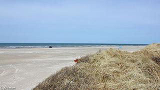 Strand in der Nähe von Hus Bloksbjerg