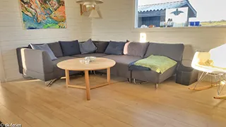 Wohnbereich von Ferienhaus an der Nordseeküste