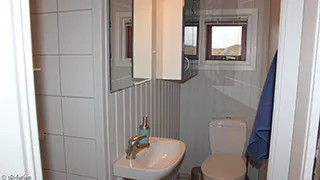 Badezimmer in Nørlev Poolhus