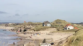 Strand in der Nähe von Helis Hus