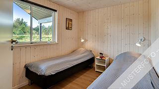 Schlafzimmer in Kajholm Poolhus