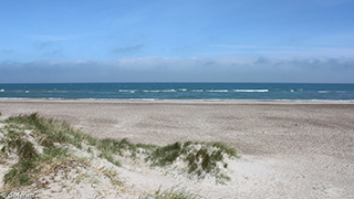 Strand in der Nähe von Slette Poolhus