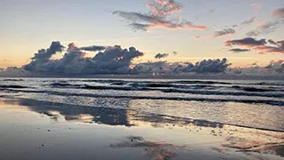 Strand in der Nähe von Kringelbæk Hyggehus